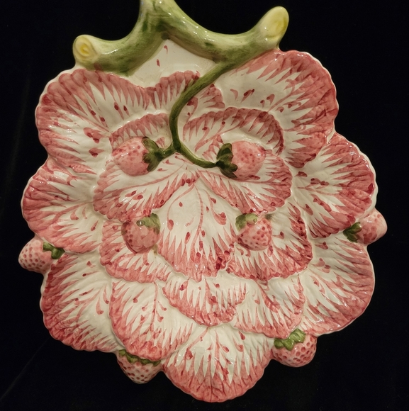 Other - Handpainted Portugal Strawberry Decorative Bowl Made Exclusively for Neuwirth.